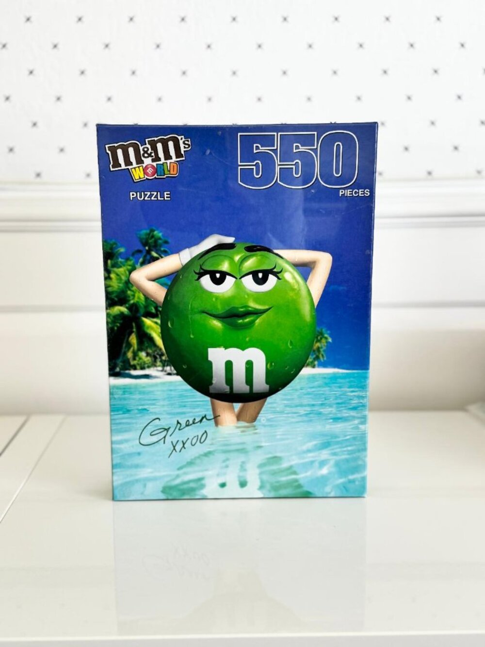 New Las Vegas' M&M's World Miss Green M&M 550 Pieces Puzzle